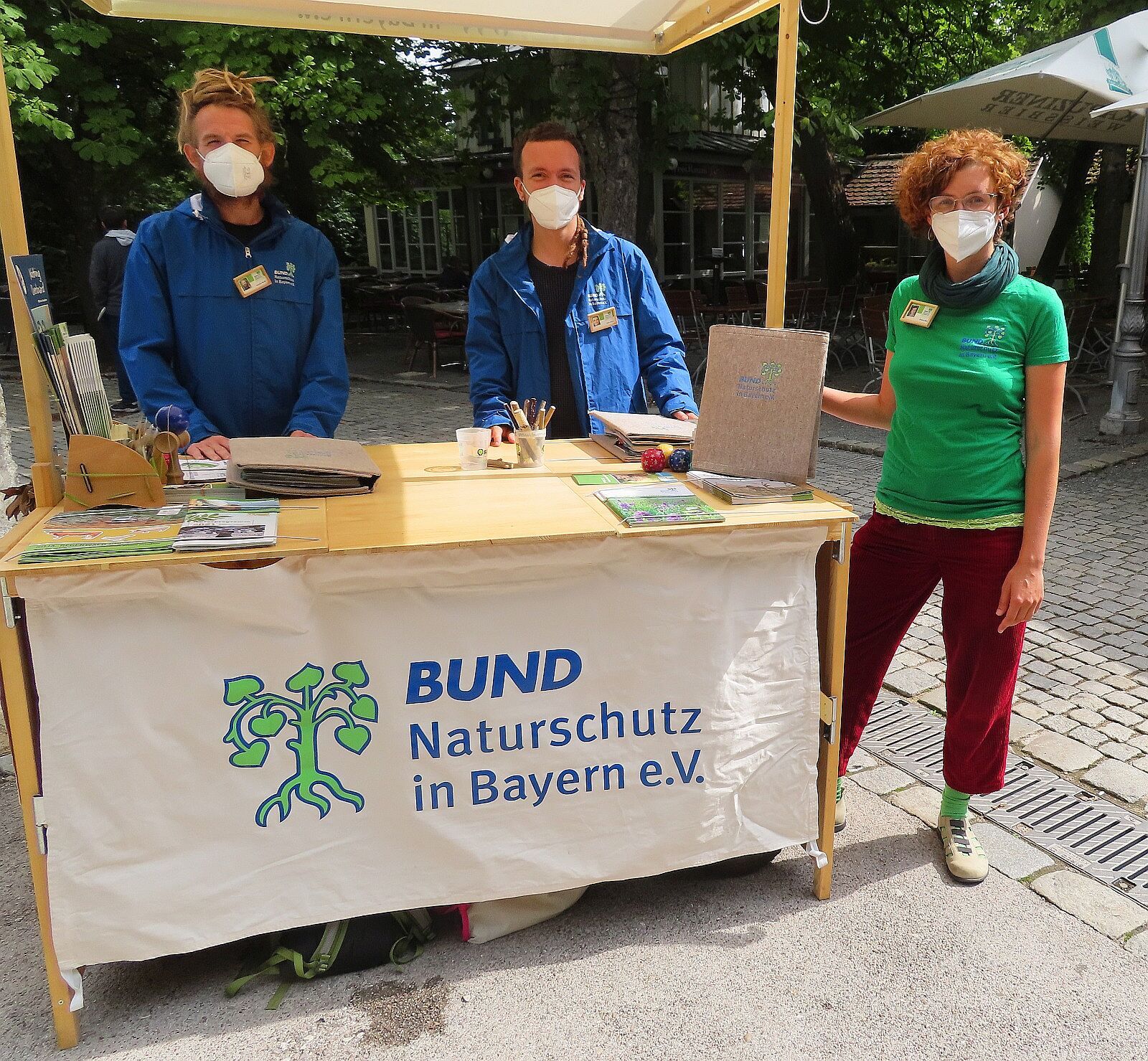 BN-Team wirbt für Naturschutz-Anliegen