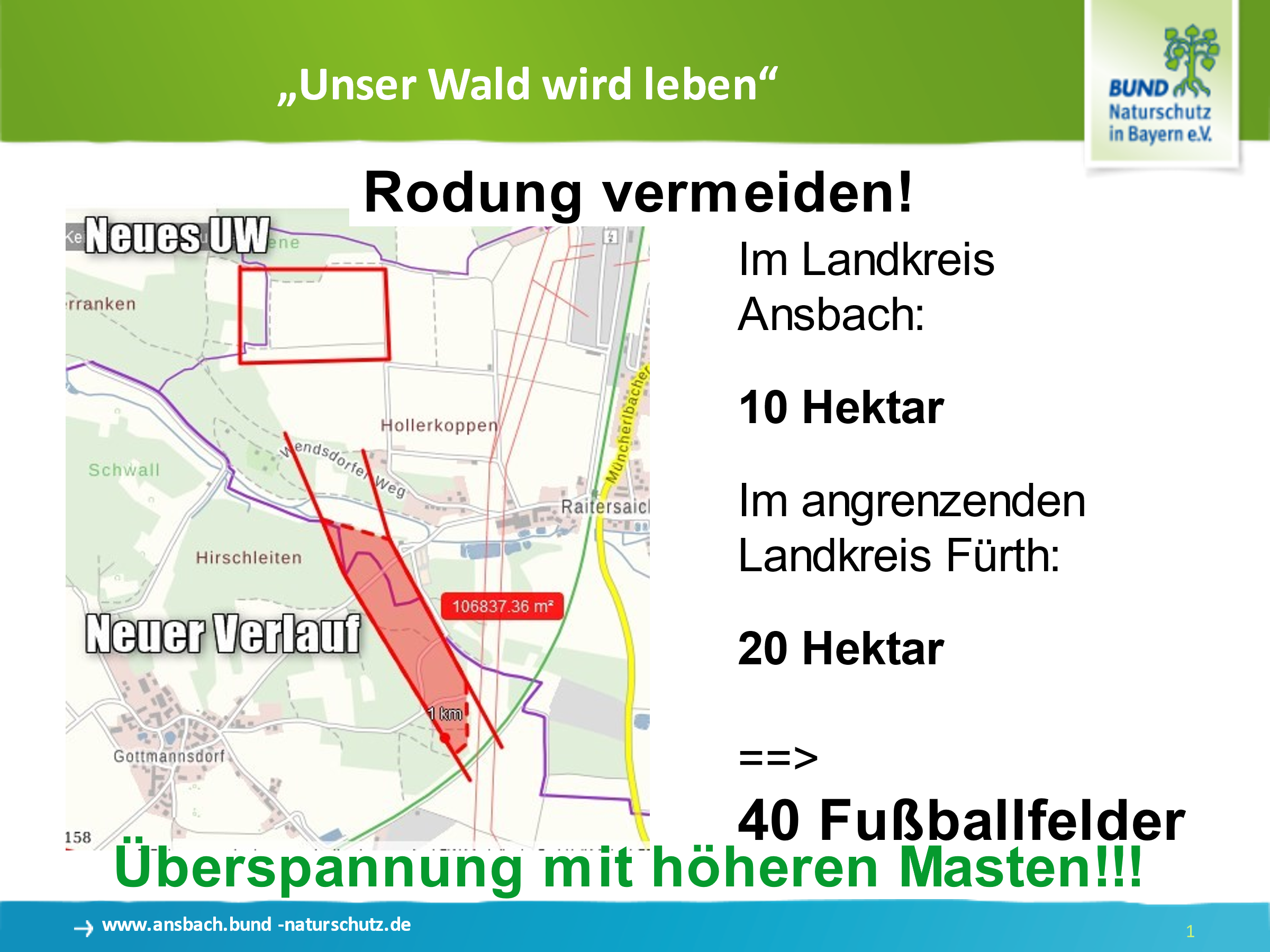 Unser Wald wird leben